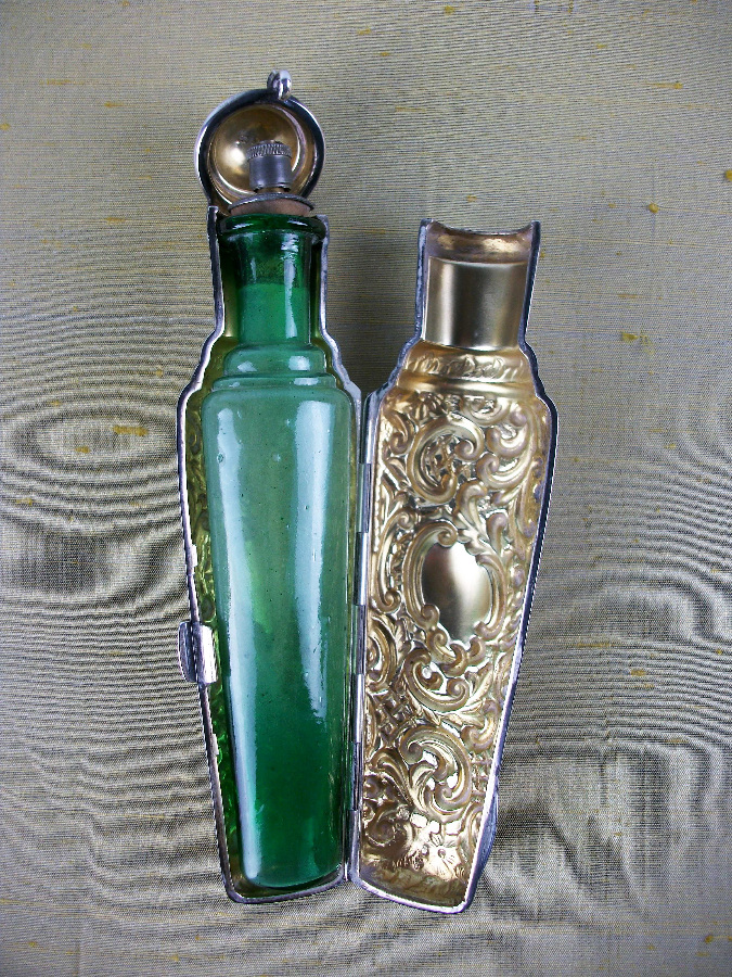 SILVER SCENT BOTTLE